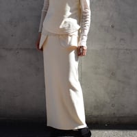 me. スムースコットンパイルポケットスカート