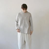 sisam オーガニックコットン コンパクトファネルネックトップ