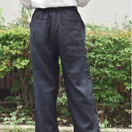YARRA リネン8分丈パンツ