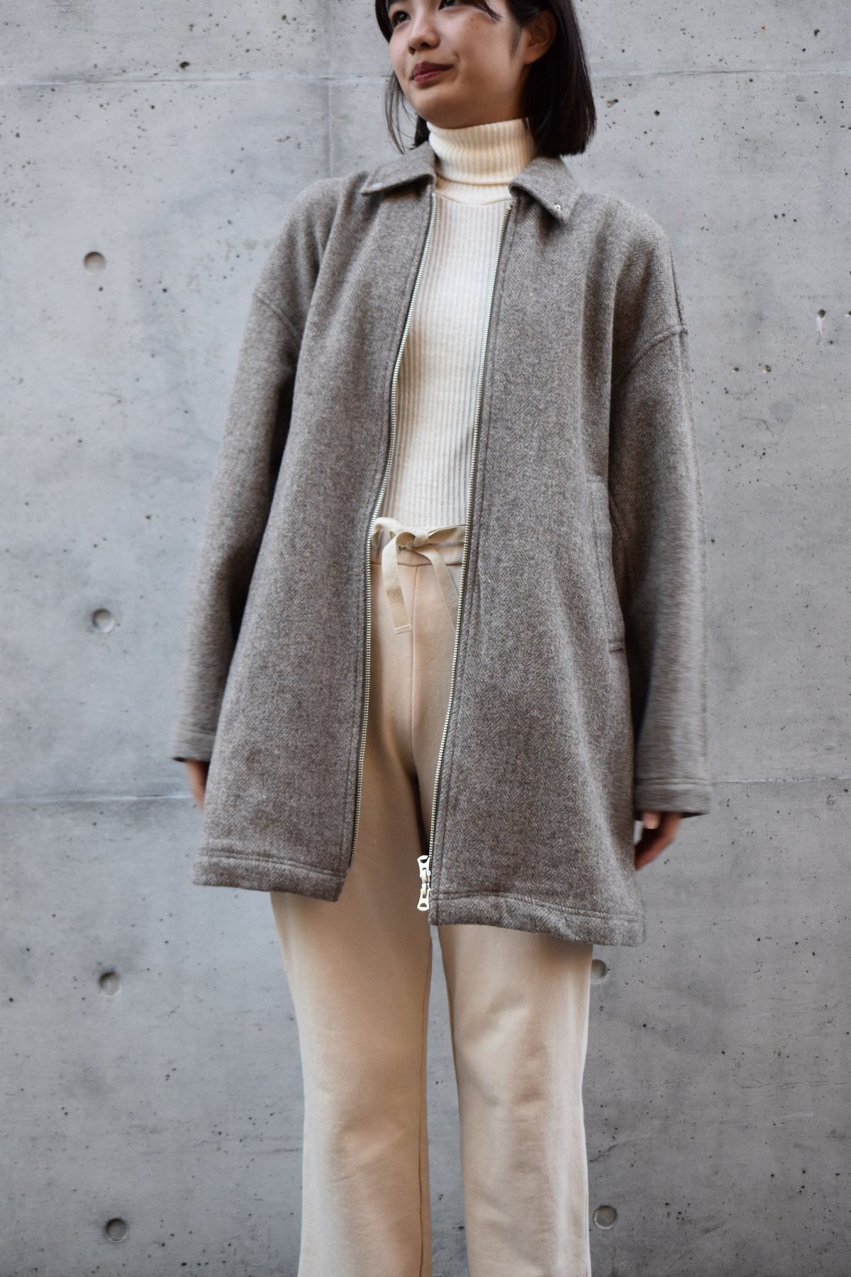 カシカシ様用 the mad shop ウールジャケット ヘリンボーン カシカシ様