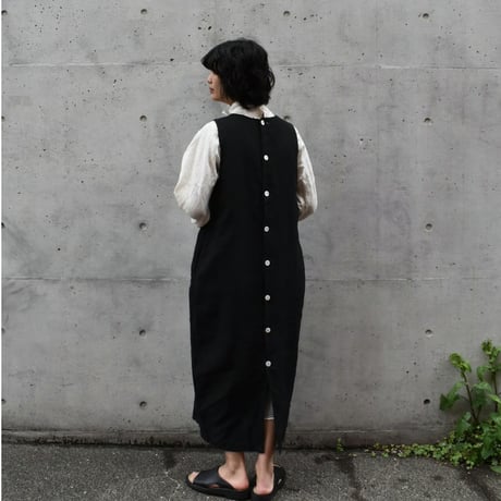 asabito  リネンコクーンワンピース