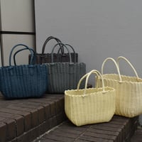 PPかごバッグ　バスケット型　中サイズ
