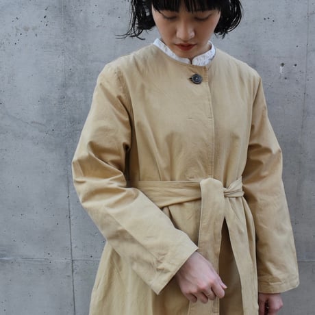 tita  天日ワッシャークルーネックコート