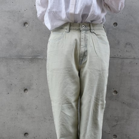 TISSU コットンデニム ハイライズパンツ