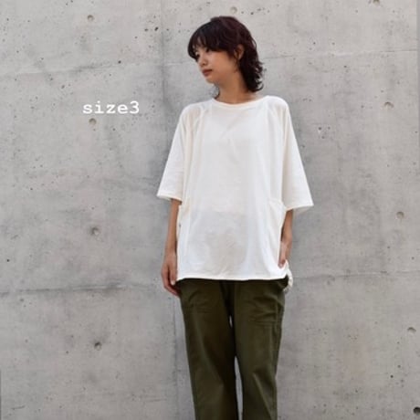 UNIVERSAL TISSU 接触冷感天竺ラグランTシャツ