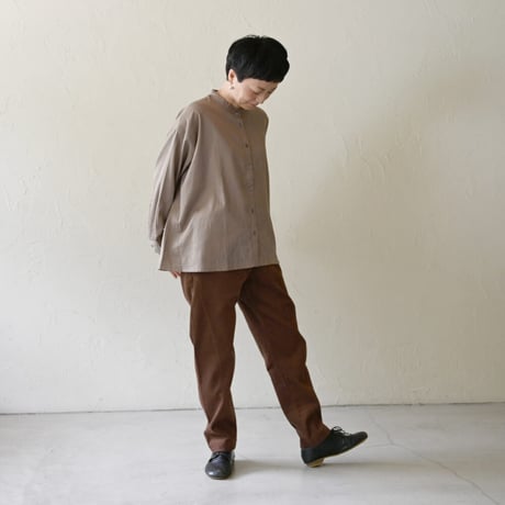 sisam オーガニックコットンコーデュロイスッキリパンツ
