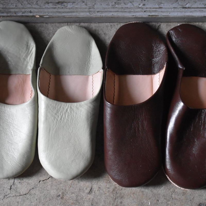 モロッコ バブーシュ 無地 レディース | pivoine