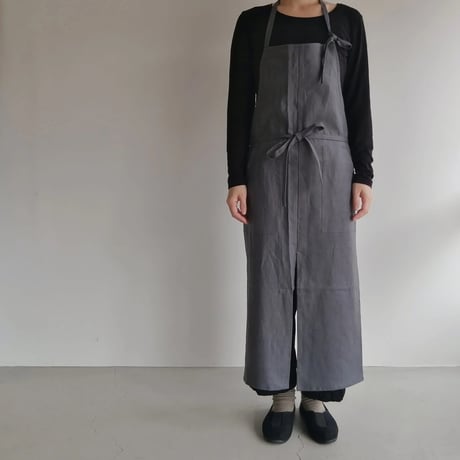 NOVEMBER LINEN リネンフルエプロン