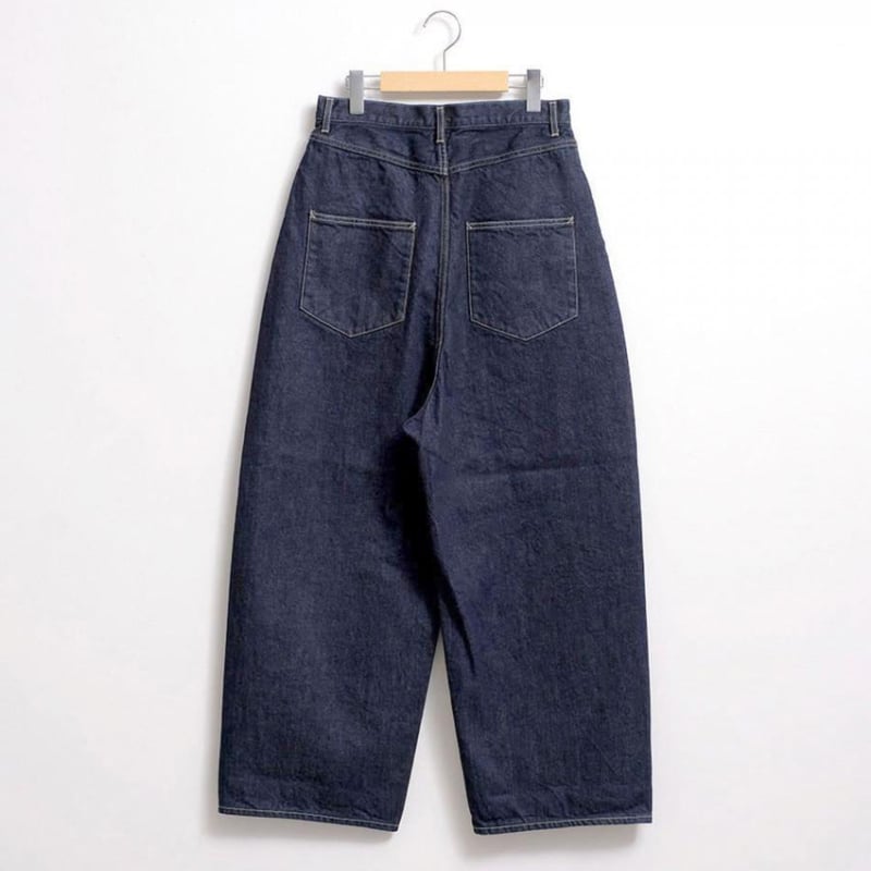 tumugu 12ozヴィンテージデニムワイドパンツ | pivoine