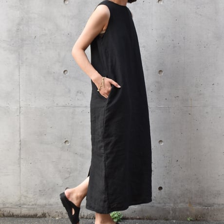 asabito  リネンコクーンワンピース