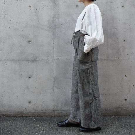 tita ヘリンボーンワークサロペット