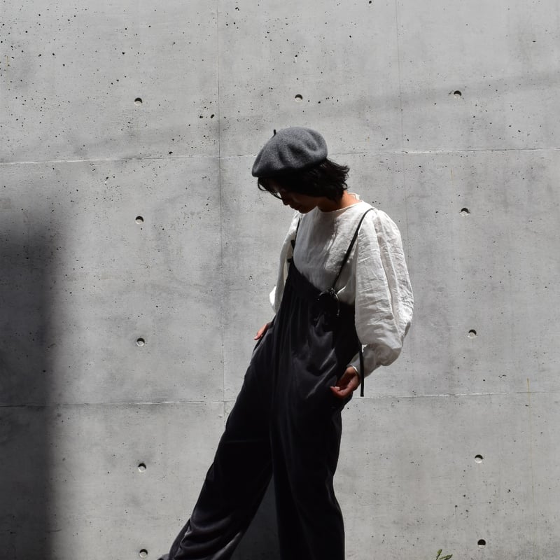 me. コットンベロアサロペット | pivoine 