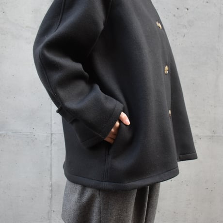 【予約販売】tita ウールスタンドカラーショートコート