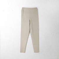 sisam リブニットスリムパンツ