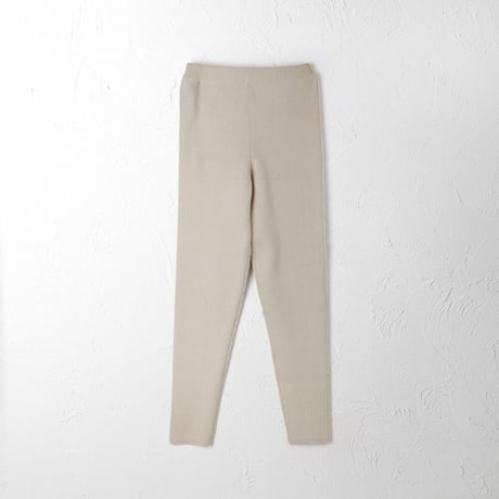 sisam リブニットスリムパンツ
