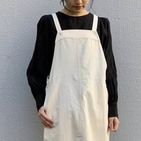 asabito  フレンチリネンタック袖ブラウス