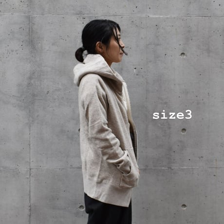 【予約販売】AIR ROOM PRODUCTS ヤクウールミックス吊り編み裏起毛パーカ