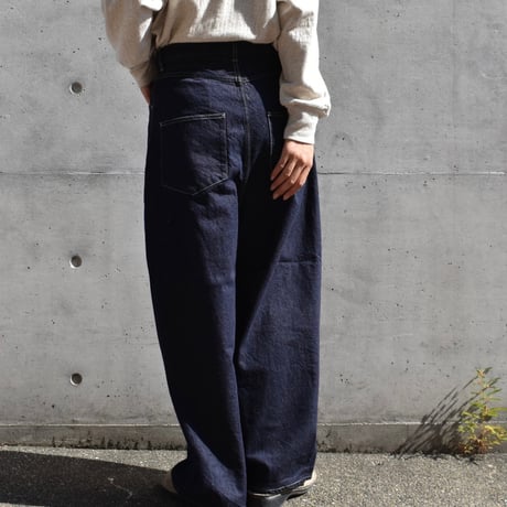 tumugu 12ozヴィンテージデニムワイドパンツ