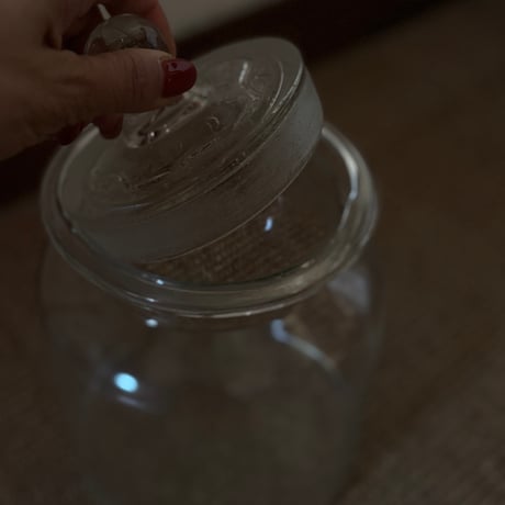 蓋付き瓶　古物