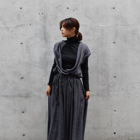 nuu バックカシュクールワンピース