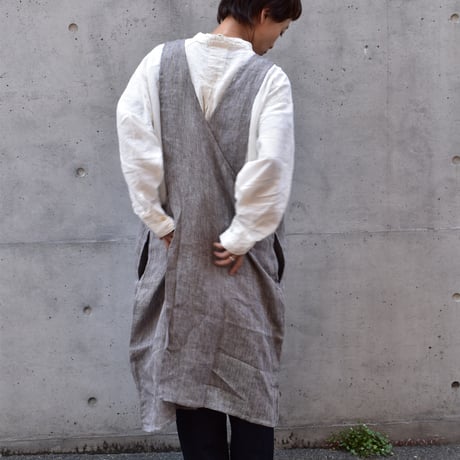 リネンフルエプロン