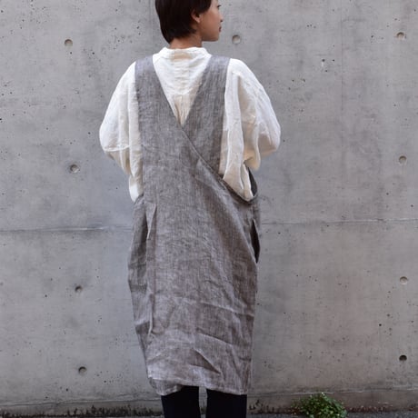 リネンフルエプロン