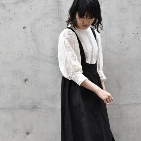 tita ロングエプロンワンピース