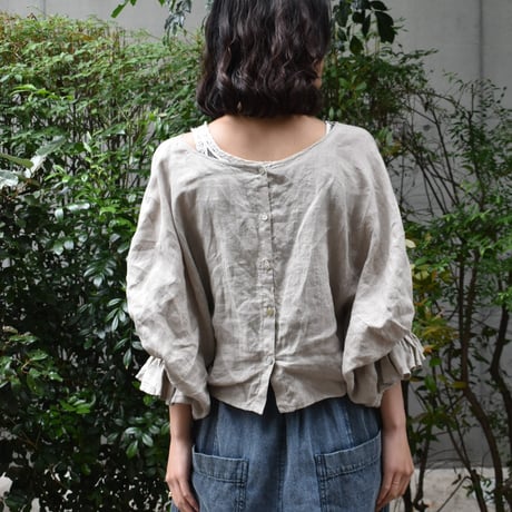 tita リネンボレロブラウス