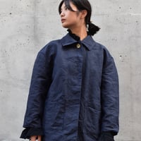 asabito リネン和紙ハーフコート