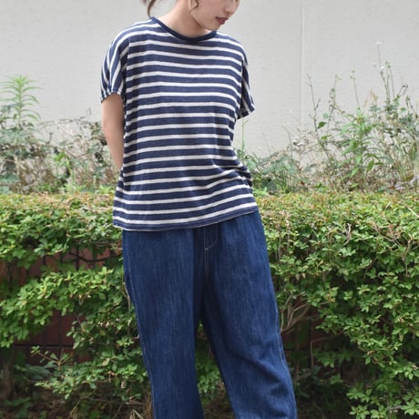 DIARIES リネンボーダープルオーバー