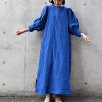 asabito タック七分袖ワンピース