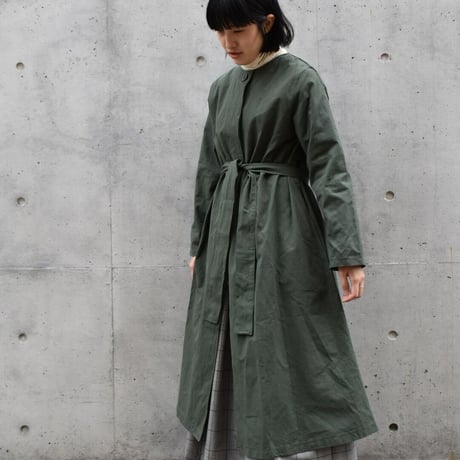 tita  天日ワッシャークルーネックコート