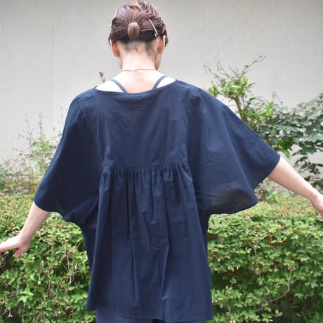 DIARIES コットンローンギャザープルオーバー