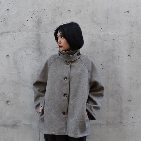 【予約販売】tita ウールスタンドカラーショートコート