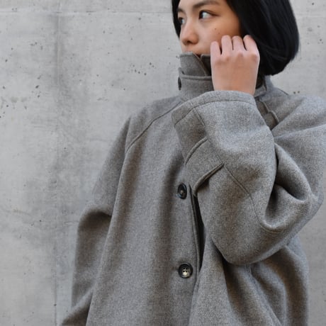 【予約販売】tita ウールスタンドカラーショートコート