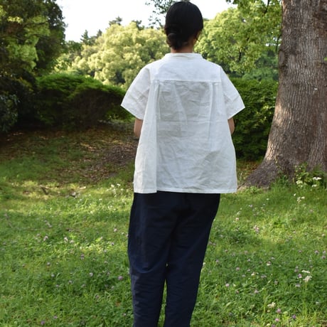 OUVERT チビ衿ドロップフレンチシャツ