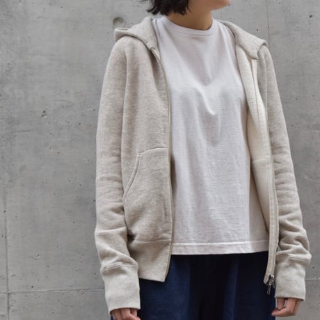 【予約販売】AIR ROOM PRODUCTS ヤクウールミックス吊り編み裏起毛パーカ