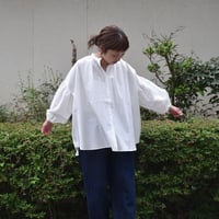 DIARIES コットンリネンパフスリーブシャツ