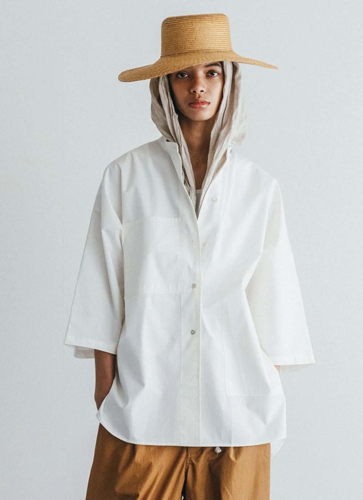 miiThaaii コットンエシュタトップ オフホワイト | pivoine 