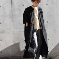 LAITERIE 近江晒タイプライター　コートワンピース
