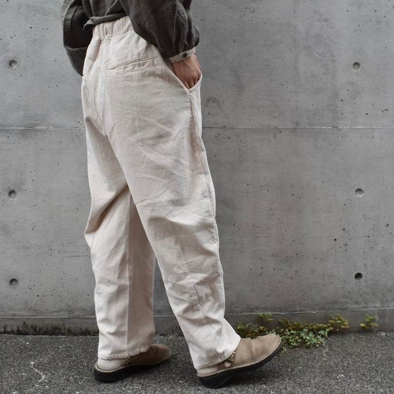 Hands of creation コーデュロイオーバルパンツ Hands of creation コール東炊きオーバルパンツ | pivoine