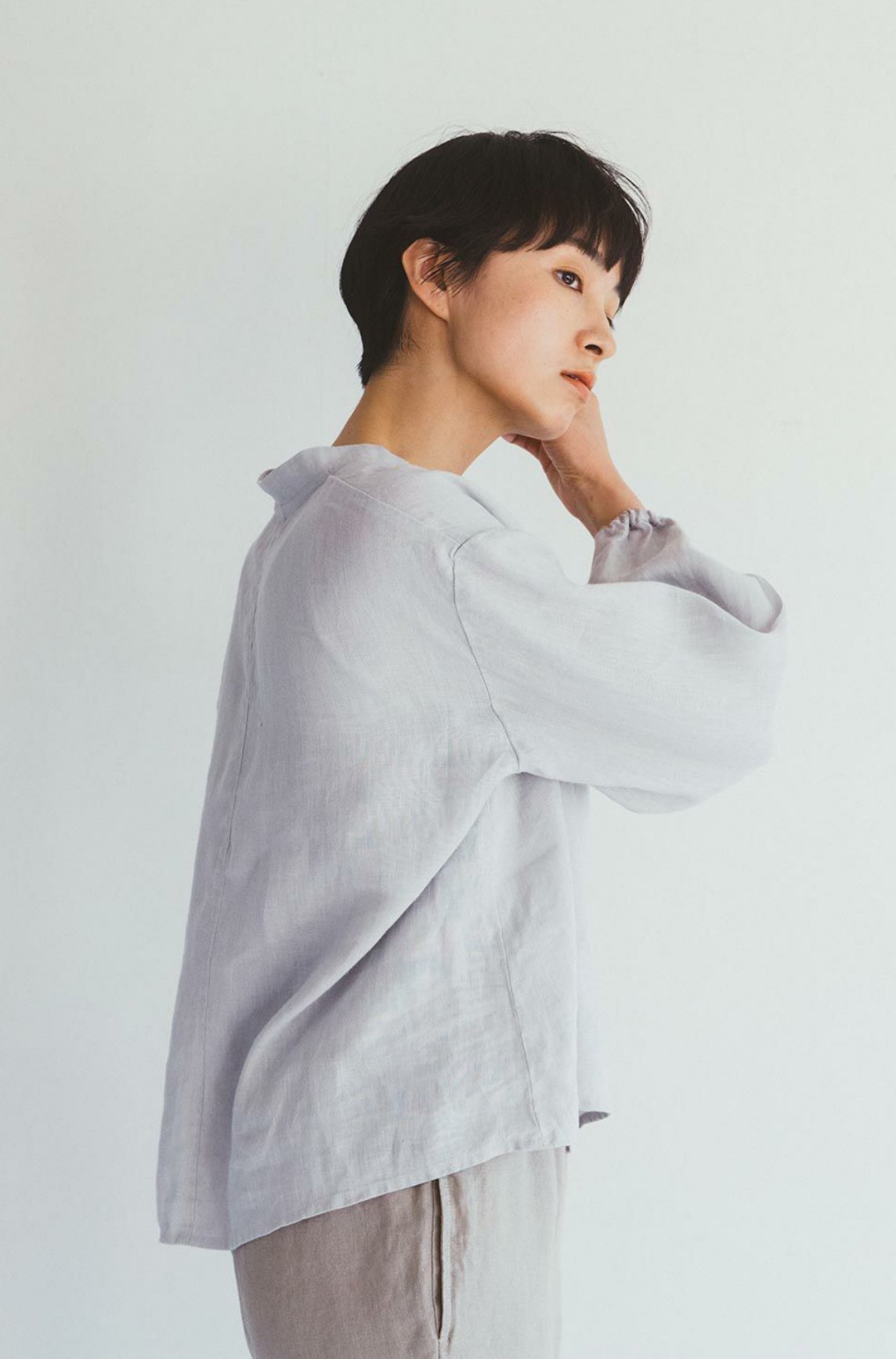 fog linen work ヘルミ トップ ピジョン本日お値下げしました♪ fog 