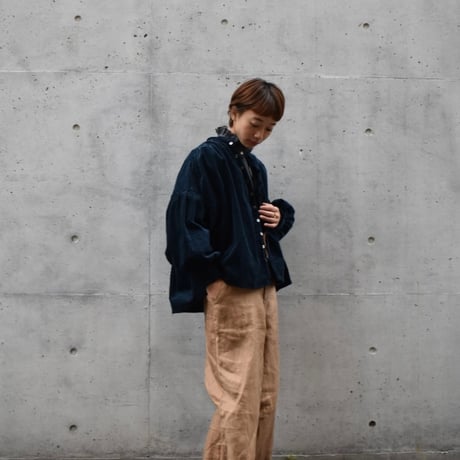 UNIVERSAL TISSU 親子コーデュロイシャーリングブラウス