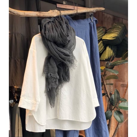 RIRI TEXTILE 墨染めストール