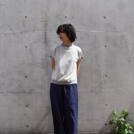UNIVERSAL TISSU フレンチリネンストレートパンツ