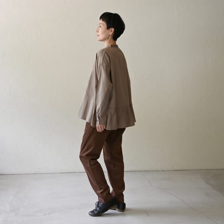 sisam オーガニックコットンコーデュロイスッキリパンツ