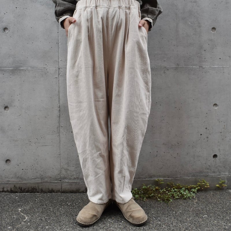 Hands of creation コーデュロイオーバルパンツ Hands of creation コール東炊きオーバルパンツ | pivoine