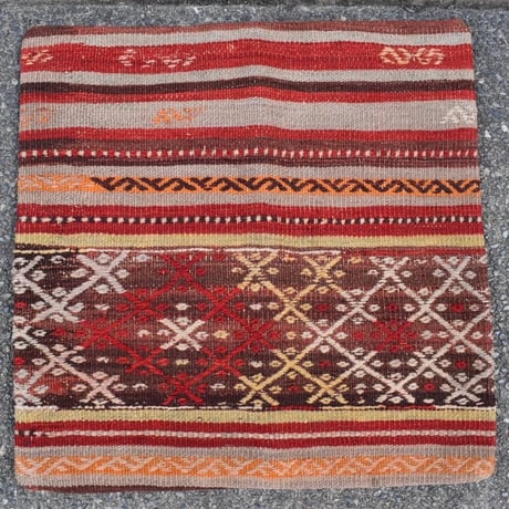 トルコ キリムクッションカバー　45×45