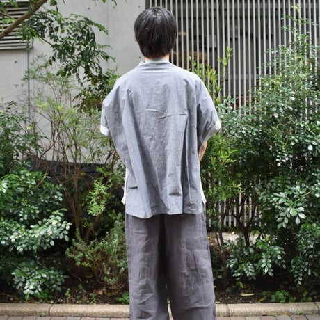 UNIVERSAL TISSU フレンチリネンストレートパンツ