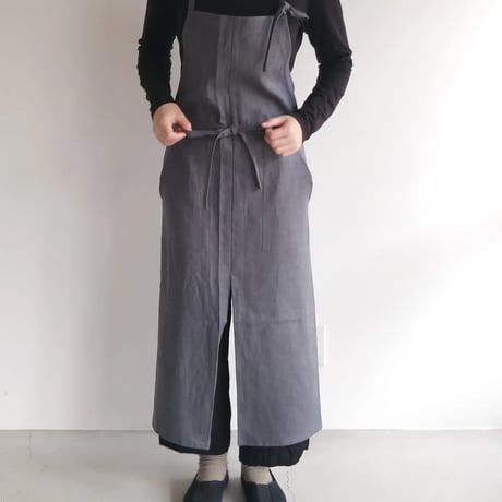 NOVEMBER LINEN リネンフルエプロン